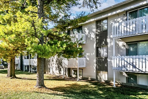 Property Exterior at Old Mill Apartments in Omaha, NE