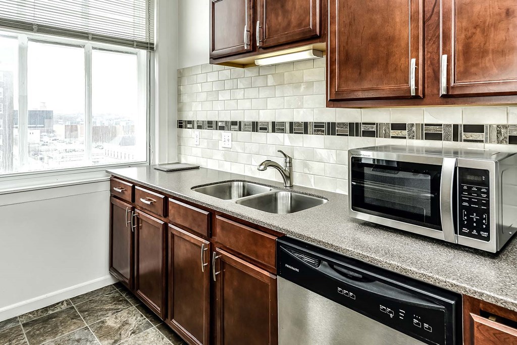 Studio, one and two bedroom apartment homes at Orpheum Tower Apartments in Omaha, NE