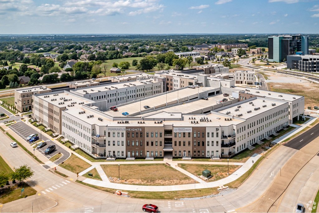 Aerial photo at Pinnacle Heights in Rogers, AR