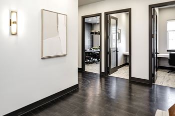 Private work stations at 148 Place Apartments in Omaha, NE