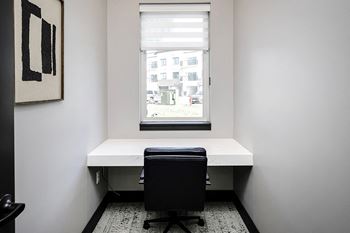 Private work stations at 148 Place Apartments in Omaha, NE