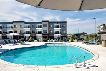 Resort-style pool at 148 Place in Omaha, NE