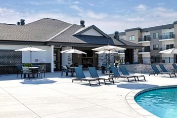 Resort-style pool at 148 Place in Omaha, NE