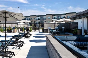 Outdoor Lounge with Fire Pit and Grills 148 Place in Omaha, NE