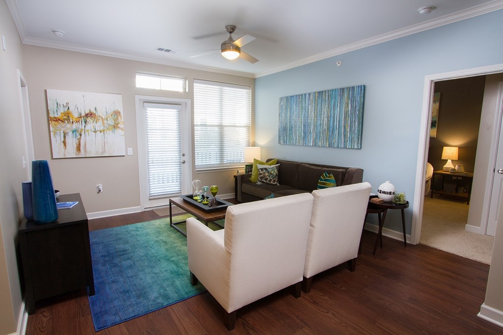 One, two, and three-bedroom apartments featuring spacious floor plans, full-sized washer and dryer, gourmet kitchens, LVP flooring and more at Aventine Wilderness Hills in Lincoln, NE