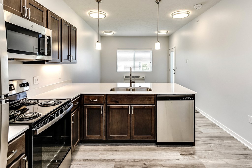 Beautiful Kitchen at Belle Point in Bellevue, NE