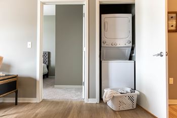 In-Unit Washer & Dryer at Benson Lights Apartments in Benson, NE