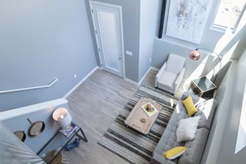 Two-story loft living at Benson Lights Apartments in Benson, NE