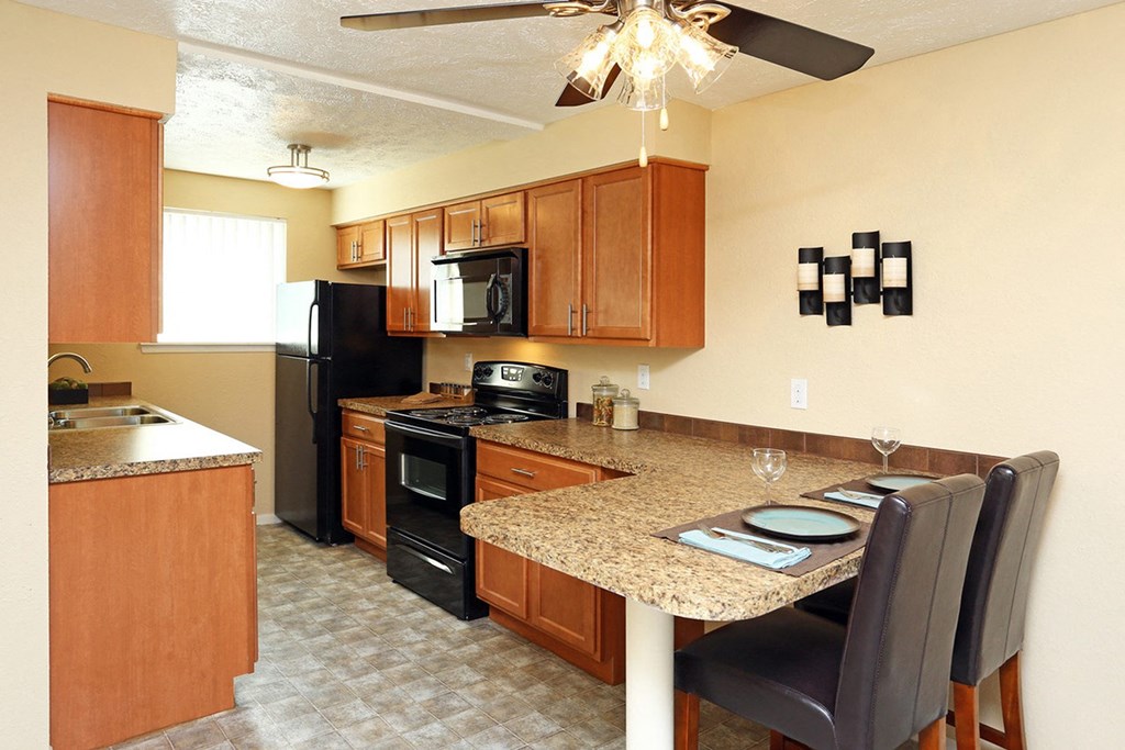 One and two bedroom apartment homes at Cimarron Hills in Omaha, NE