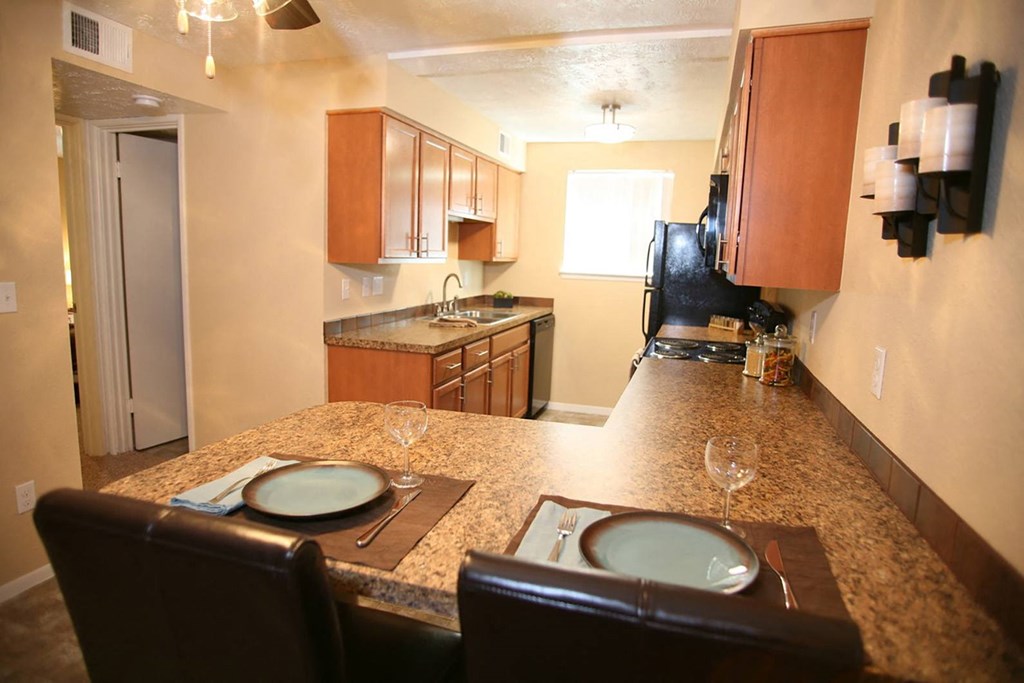 One and two bedroom apartment homes at Cimarron Hills in Omaha, NE