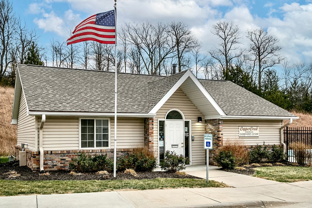 Property Exterior at CopperCreek Apartments in Council Bluffs, IA