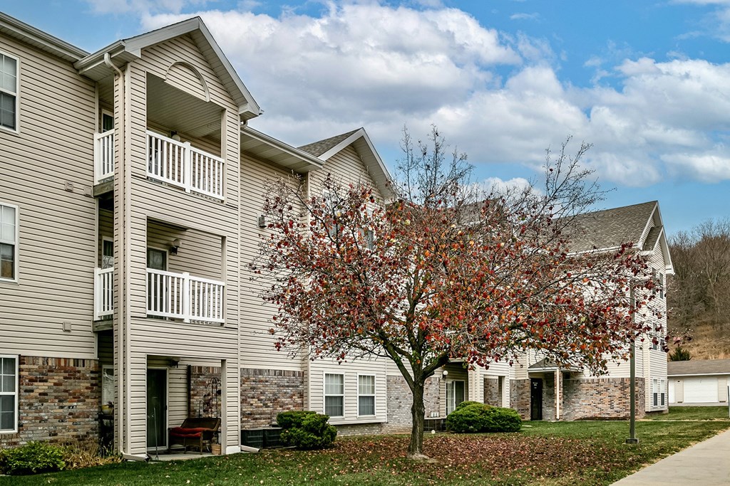 Property Exterior at CopperCreek Apartments in Council Bluffs, IA