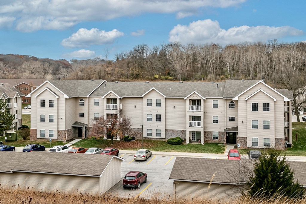 Detached Garages at CoppperCreek Apartments in Council Bluffs, IA