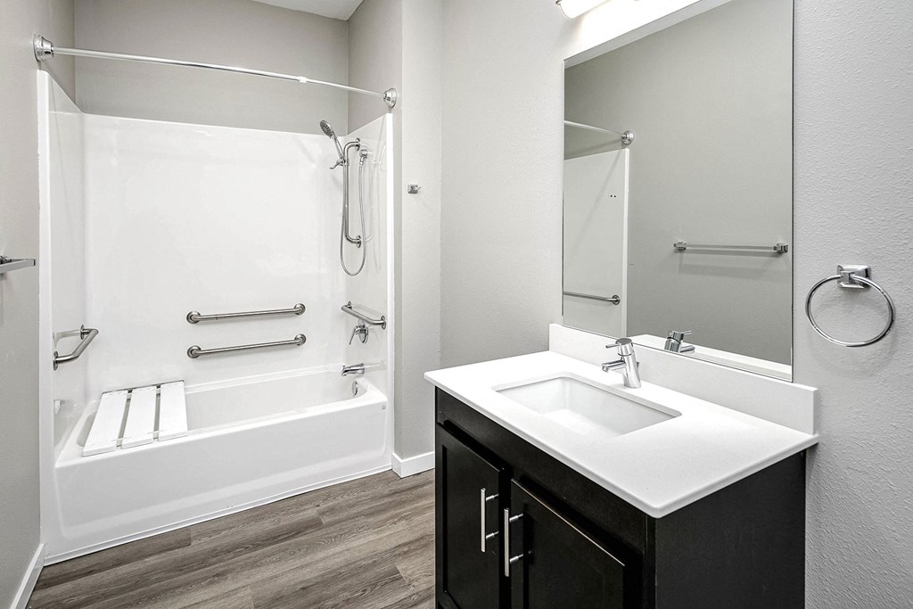 Disability Accessible Bathroom at Cross Creek in Lexington, NE