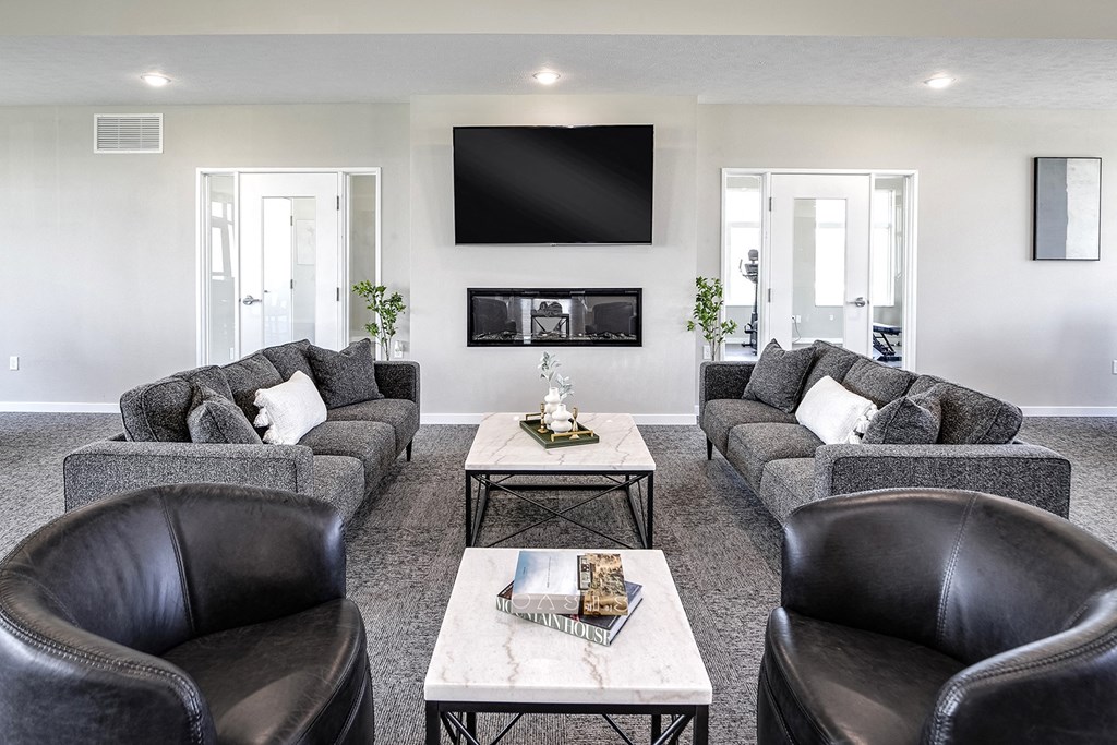Clubhouse with Fireplace at Cross Creek in Lexington, NE