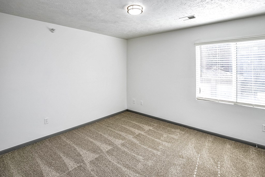 Bedroom at Deer Park Apartments in Council Bluffs, IA