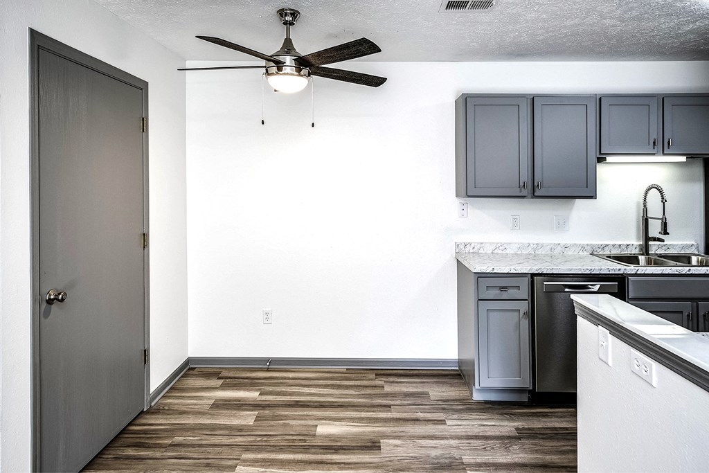 Kitchen at Deer Park Apartments in Council Bluffs, IA