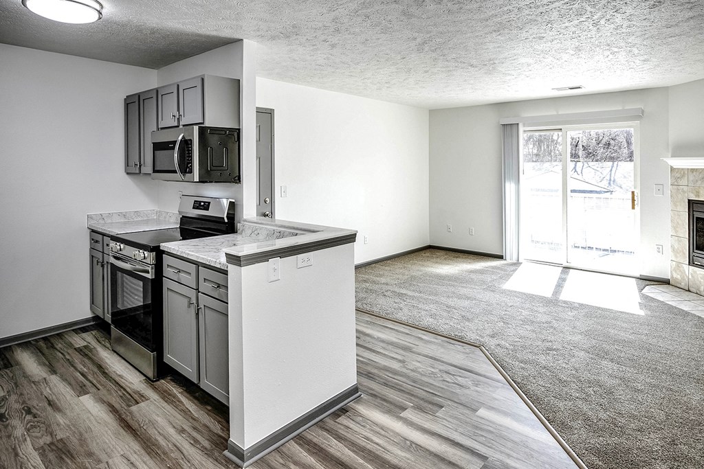 Kitchen Kitchen at Deer Park Apartments in Council Bluffs, IA