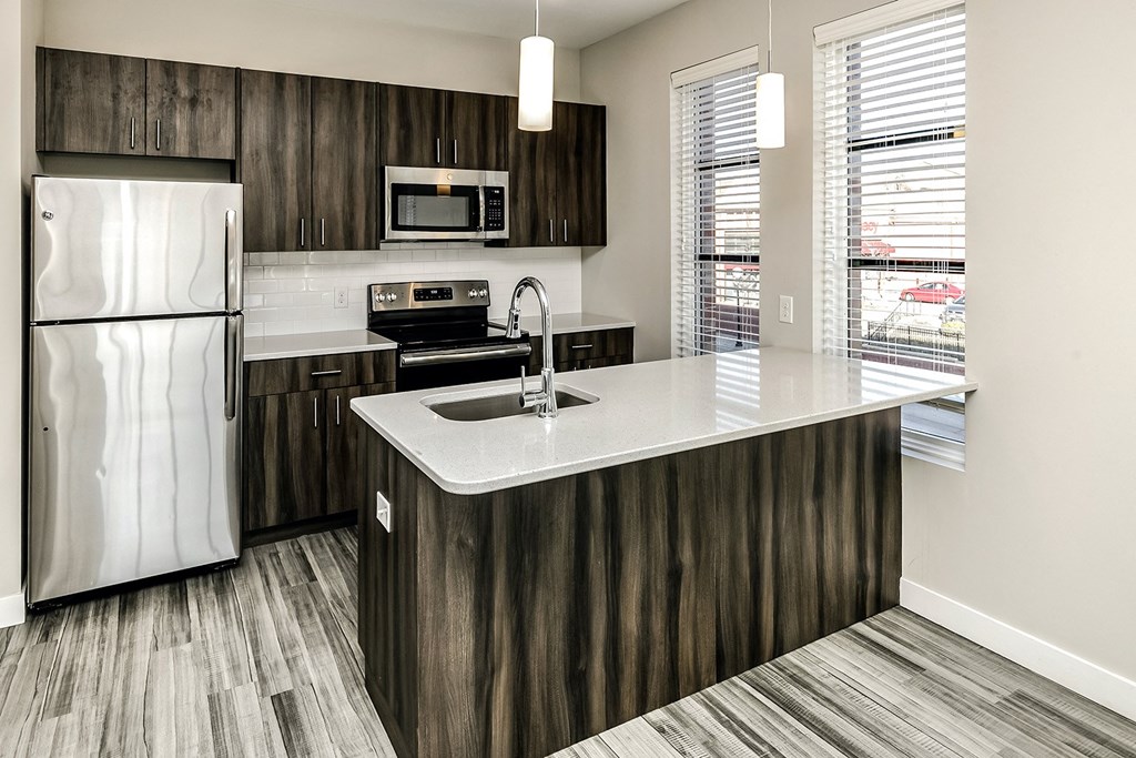 Studio, one and two bedroom apartment homes in the Historic Dundee District of Omaha, NE at Dundee Flats