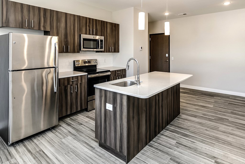 Studio, one and two bedroom apartment homes in the Historic Dundee District of Omaha, NE at Dundee Flats