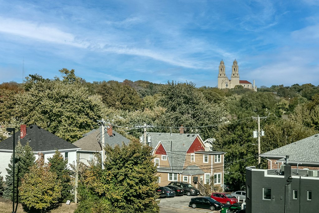 Studio, one and two bedroom apartment homes in the Historic Dundee District of Omaha, NE at Dundee Flats