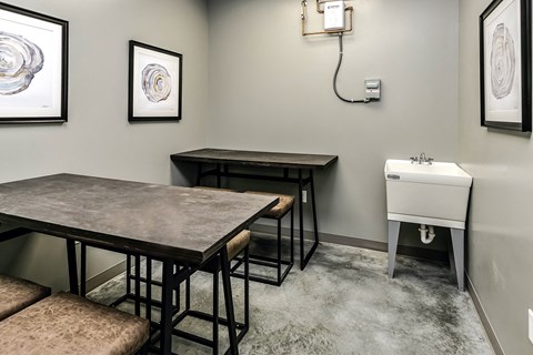 Crafting Room at Echo Park Apartments in Omaha, NE