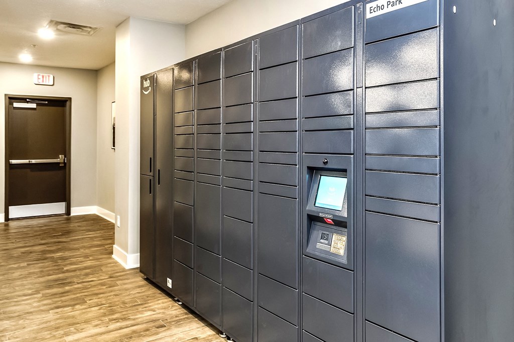 Package Lockers at Echo Park Apartments in Omaha, NE