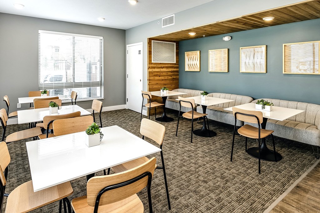 Community clubhouse at Echo Park Apartments in Omaha, NE