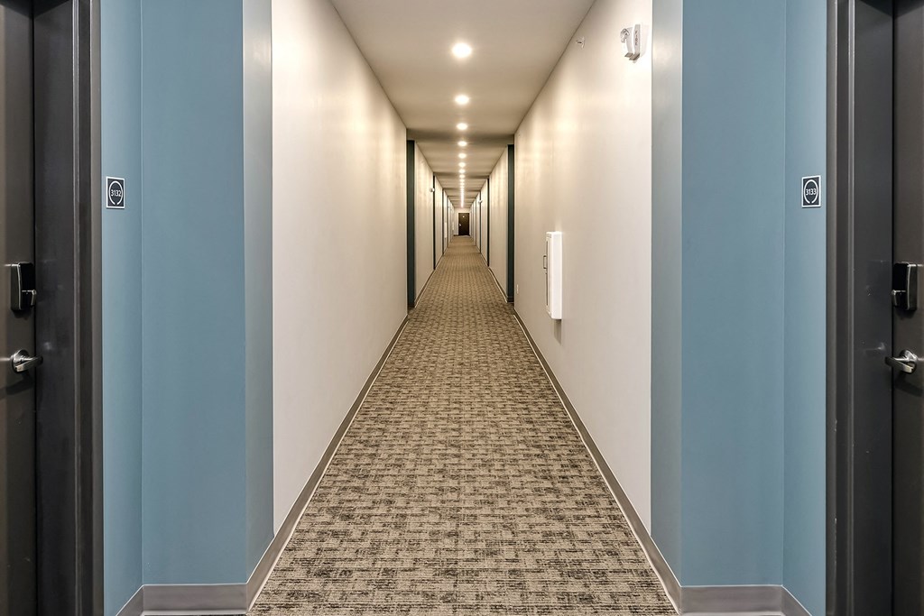 Property Hallway t Echo Park Apartments in Omaha, NE