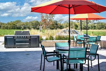 BBQ/Grill Area at Edge 204 in West Omaha, NE