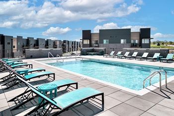 Resort-Style Pool at Edge 204 in West Omaha, NE