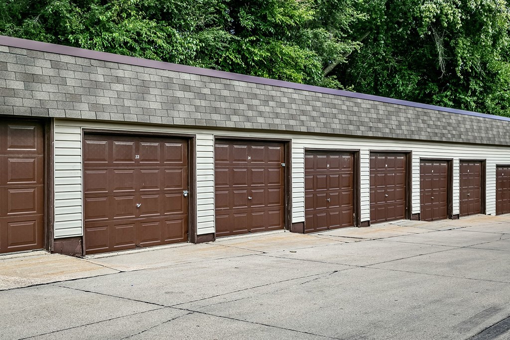 Garages available at Fairway Apartments in Ralston, NE