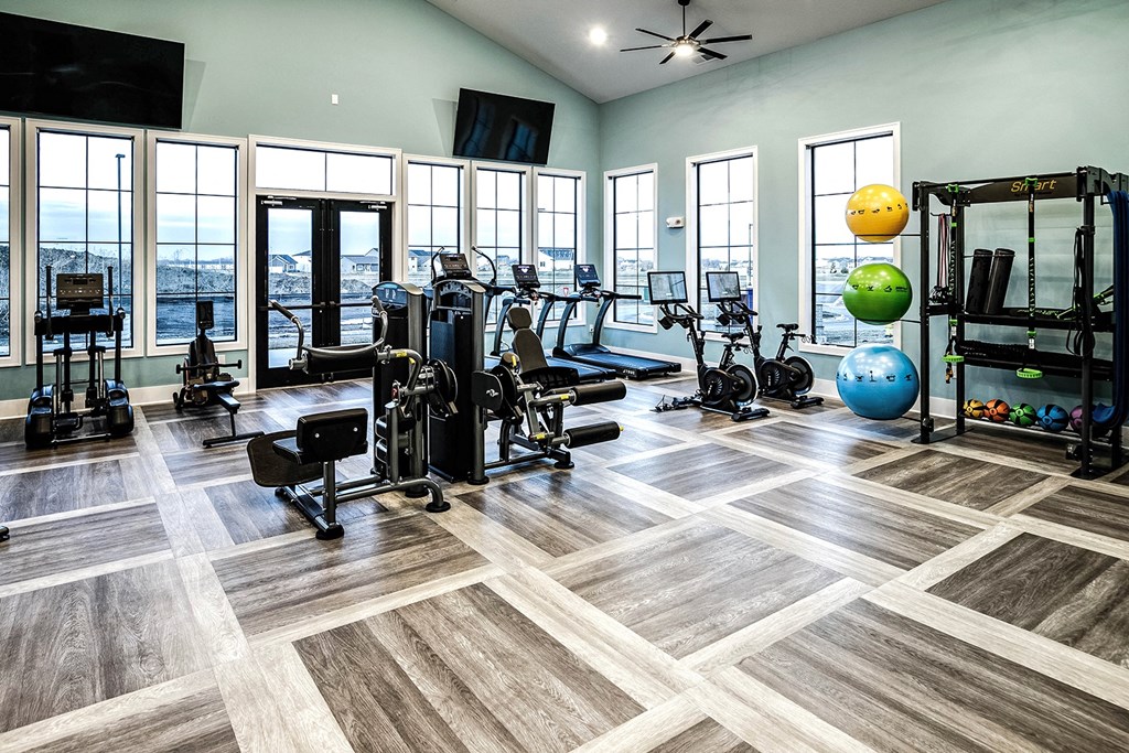State-of-the-Art Fitness Center at Fireside at Waukee in Waukee, IA