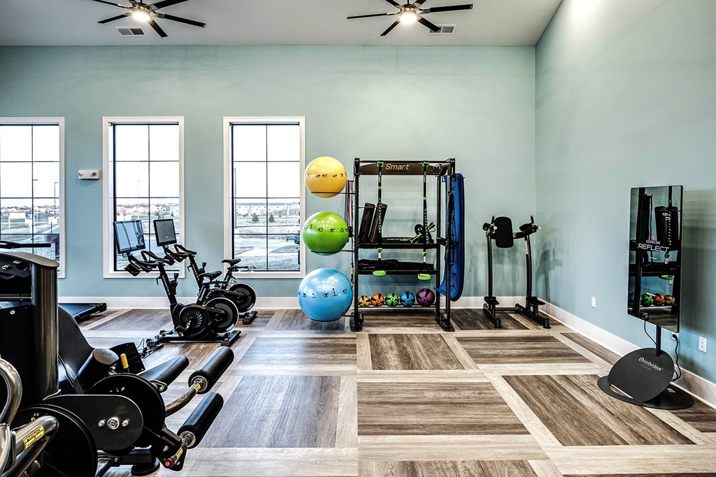 State-of-the-Art Fitness Center at Fireside at Waukee in Waukee, IA