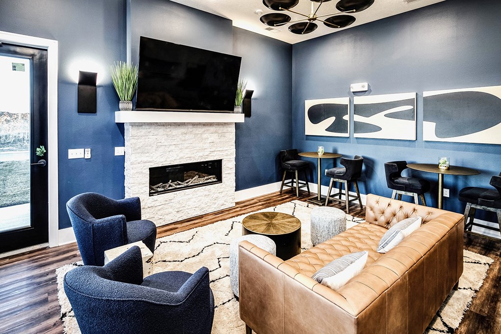 Resident Lounge at Fireside at Waukee in Waukee, IA