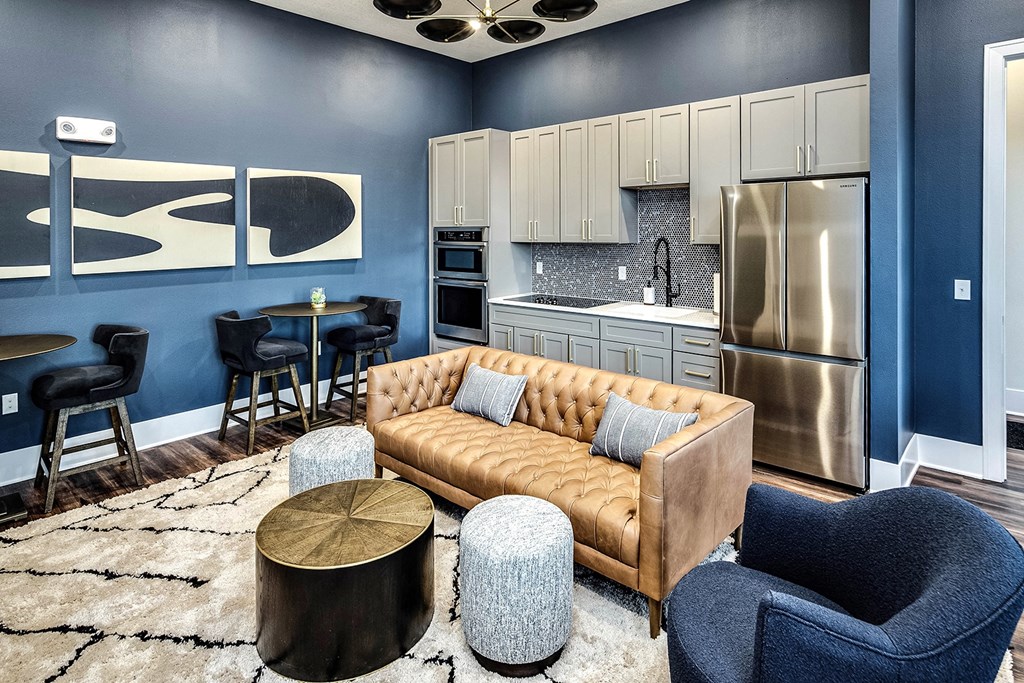 Resident Lounge at Fireside at Waukee in Waukee, IA