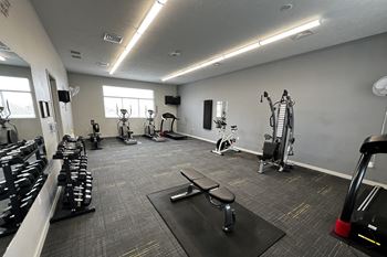 Fitness Center at The Flats at 5th in Columbus, NE