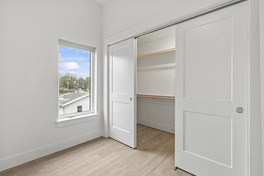 Large closets at G at Market in Bentonville, AR