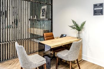 Clubhouse seating area at Hanover Flats in Bennington, NE