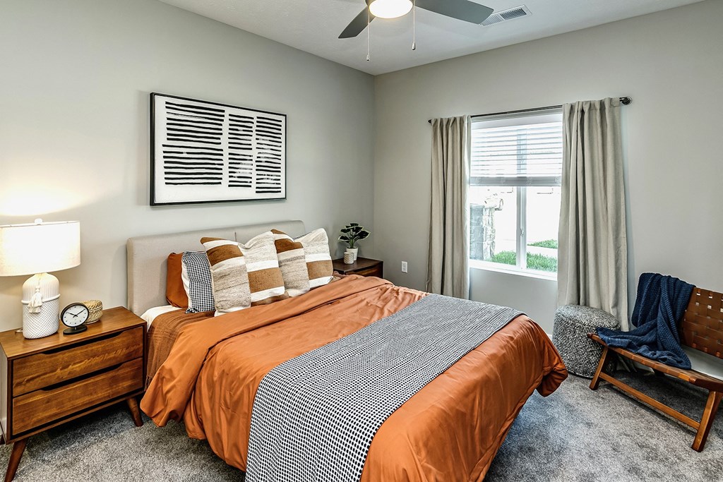 Spacious Bedroom at Hanover Flats in Bennington, NE