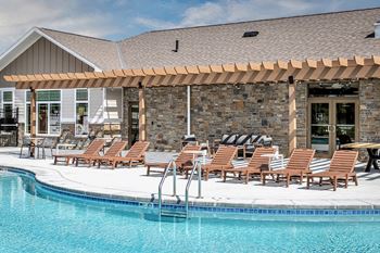 Sparkling pool at Hanover Flats in Bennington, NE