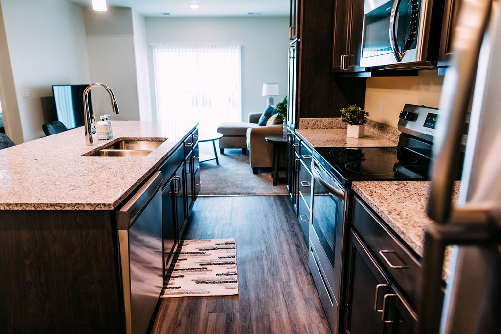 Studio, one and two bedroom apartment homes at Heartland Flats in Beatrice, NE