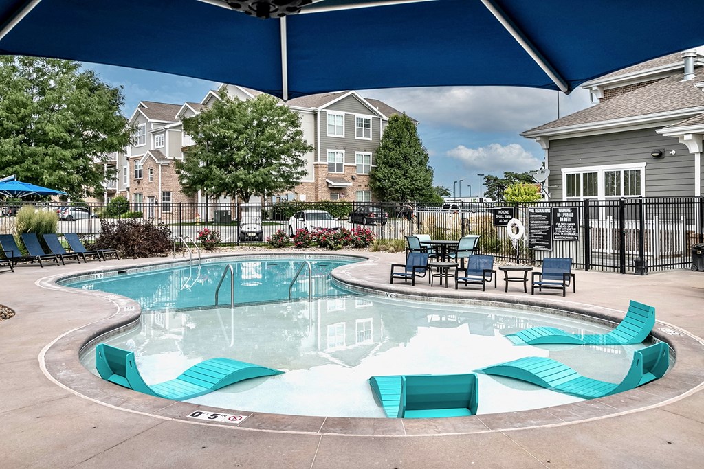 Luxurious Pool at Legacy Commons Apartments in Omaha, NE