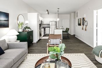 Hardwood floors at Legacy Commons, Omaha, Nebraska