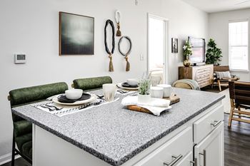 Granite countertops at Legacy Common in Omaha, NE