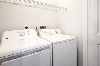 In-unit laundry at Legacy Common in Omaha, NE
