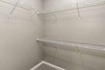 Walk-In Closets at The Apartments at Lux 96 in Papillion, NE