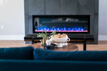 Community Clubhouse Fireplace at Northridge Apartments in Gretna, NE