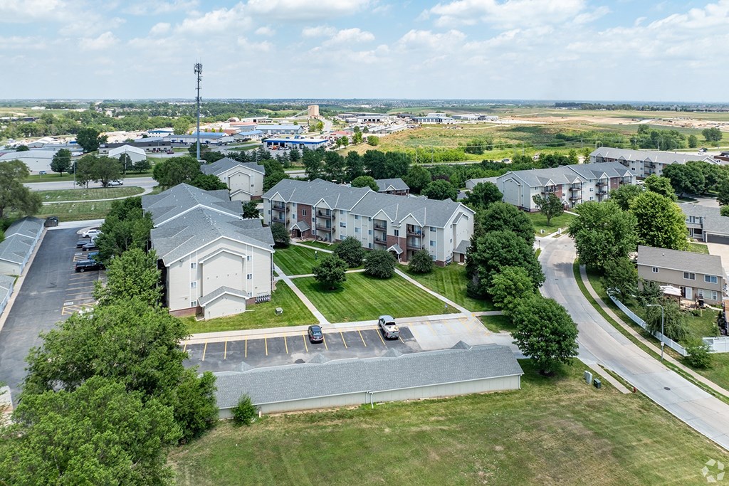Property exterior at Northridge Apartments in Gretna, NE
