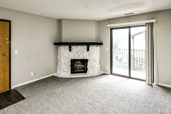 Wood-Burning Fireplaces at Oakwood Trail Apartments in Omaha, NE